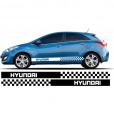 Hyundai i30 bočna set naljepnica