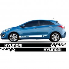Hyundai i30 bočna set naljepnica