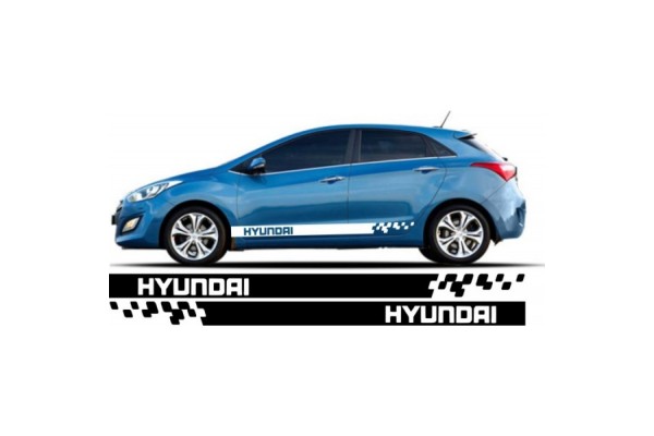 Hyundai i30 bočna set naljepnica