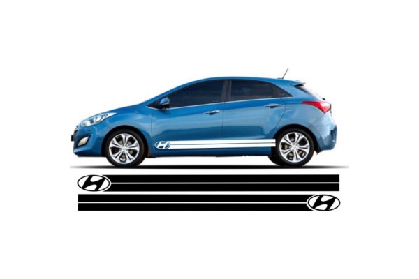 Hyundai i30 bočna set naljepnica