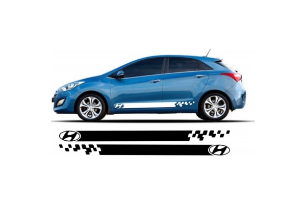 Hyundai i30 bočna set naljepnica