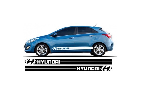 Hyundai i30 bočna set naljepnica