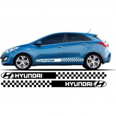 Hyundai i30 bočna set naljepnica