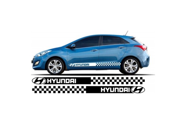 Hyundai i30 bočna set naljepnica