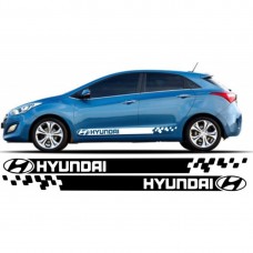 Hyundai i30 bočna set naljepnica