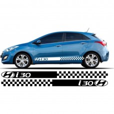 Hyundai i30 bočna set naljepnica
