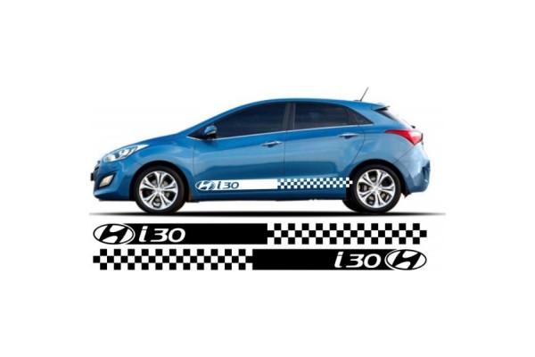 Hyundai i30 bočna set naljepnica