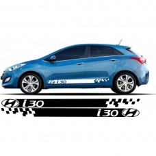 Hyundai i30 bočna set naljepnica