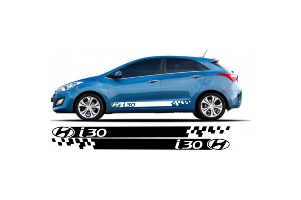 Hyundai i30 bočna set naljepnica