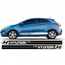 Hyundai i30 bočna set naljepnica