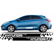 Hyundai i30 bočna set naljepnica