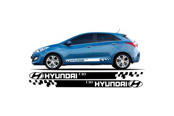 Hyundai i30 bočna set naljepnica