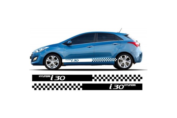Hyundai i30 bočna set naljepnica