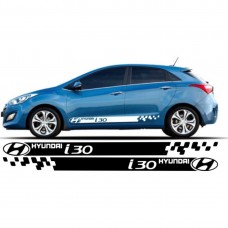 Hyundai i30 bočna set naljepnica