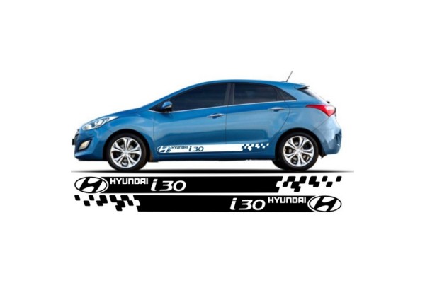 Hyundai i30 bočna set naljepnica