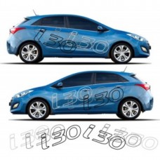 Hyundai i30 bočna set naljepnica