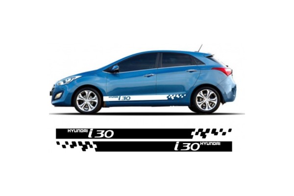 Hyundai i30 bočna set naljepnica
