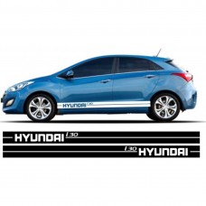 Hyundai i30 bočna set naljepnica
