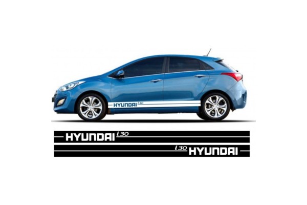 Hyundai i30 bočna set naljepnica