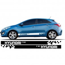 Hyundai i30 bočna set naljepnica