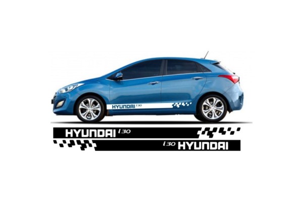 Hyundai i30 bočna set naljepnica