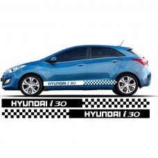 Hyundai i30 bočna set naljepnica