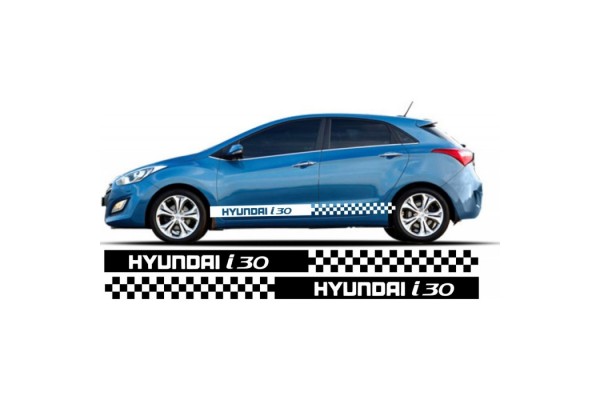 Hyundai i30 bočna set naljepnica
