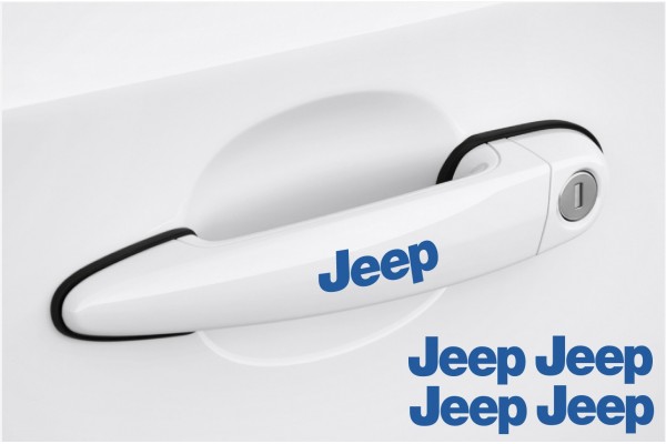 Jeep naljepnica za kvaku naljepnica 4 kom., set 80mm