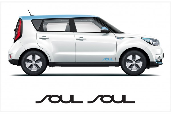 Kia Soul bočna naljepnicas 2kom.. 20cm