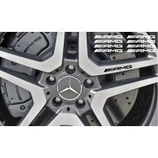 AMG naljepnica za kočiona kliješta Mirror Window naljepnica 87mm + 107mm