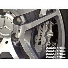 AMG naljepnica za kočiona kliješta Mirror Window naljepnica 120mm 8 kom., set