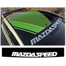 Mazda Speed vjetrobranska naljepnica