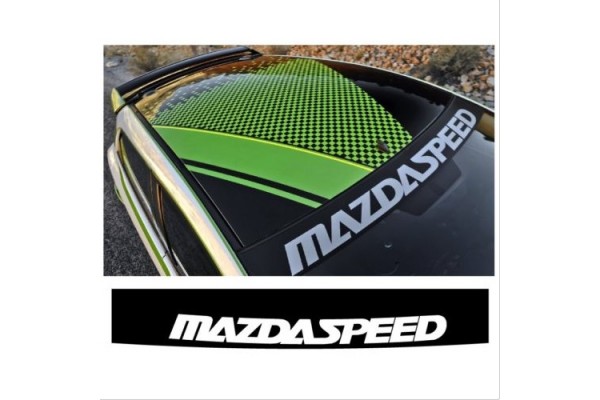 Mazda Speed vjetrobranska naljepnica