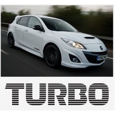 Mazda Turbo bočna naljepnica set 200mm