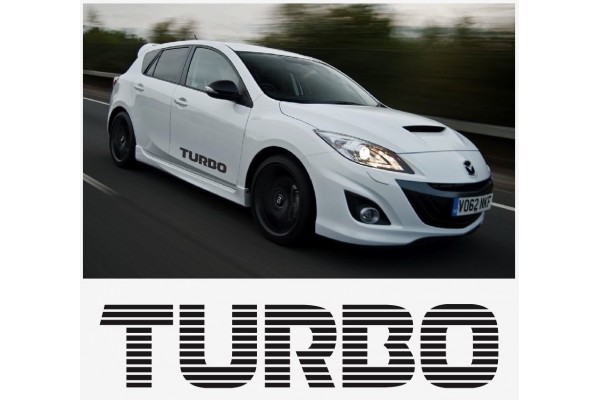Mazda Turbo bočna naljepnica set 800mm