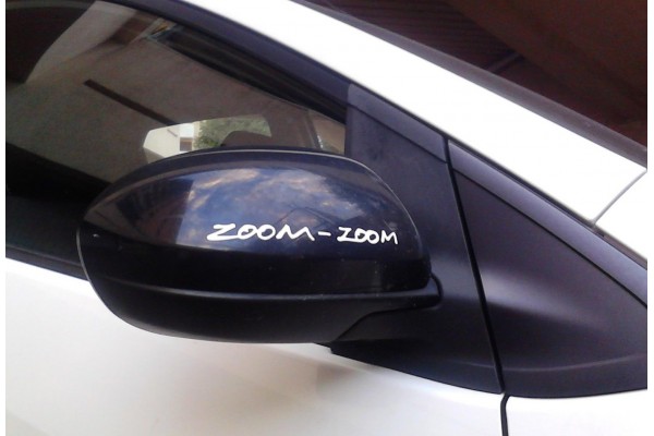 Mazda Zoom-zoom naljepnica za retrovizor naljepnica Emblem Logo 2kom.. 15cm