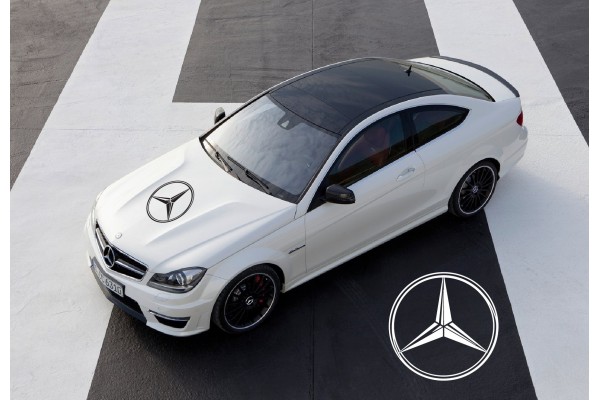 Mercedes Benz AMG pokrovna naljepnica 58cm V.2