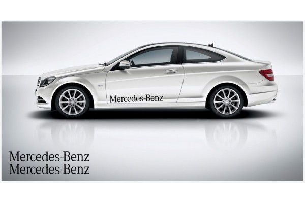 Mercedes Benz bočna naljepnica 100cm 2 kom. set