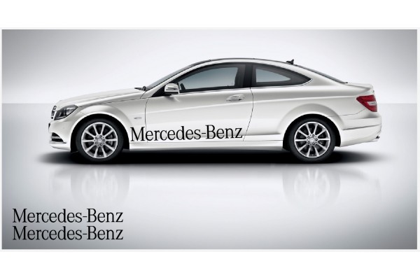 Mercedes Benz bočna naljepnica 150cm 2 kom. set