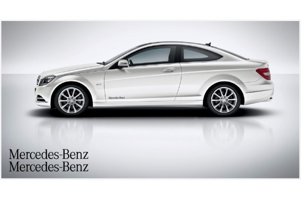 Mercedes Benz bočna naljepnica 35cm 2 kom. set