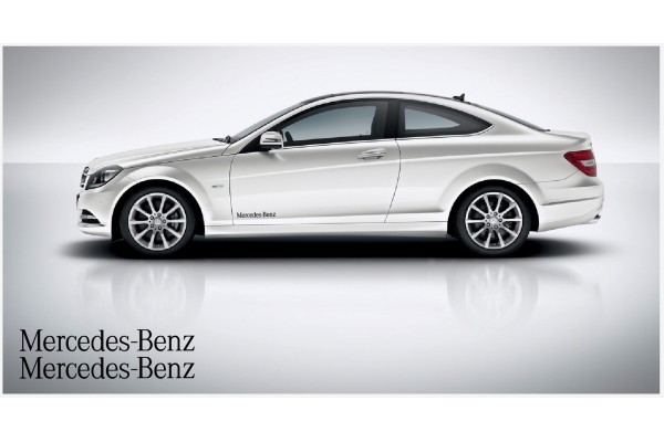 Mercedes Benz bočna naljepnica 40cm 2 kom. set
