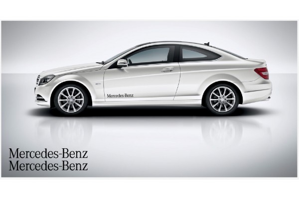 Mercedes Benz bočna naljepnica 50cm 2 kom. set