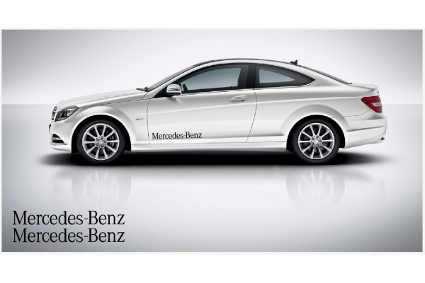 Mercedes Benz bočna naljepnica 80cm 2 kom. set