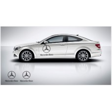 Mercedes Benz bočna naljepnica con stelle 60cm 2 kom. set