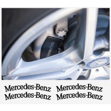 Mercedes Benz naljepnica za felge - kočiona kliješta - retrovizore naljepnica 4kom. 107mm+87mm