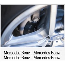Mercedes Benz naljepnica za felge - kočiona kliješta - retrovizore naljepnica 4kom. 110mm