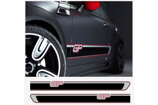 Mini Cooper John Cooper Works GP bočna naljepnica set