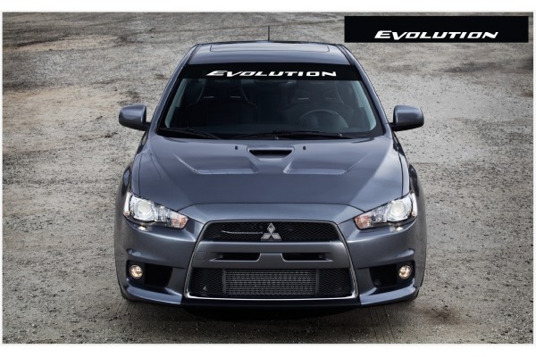 Mitsubishi Evolution vjetrobranska naljepnica 1400mm