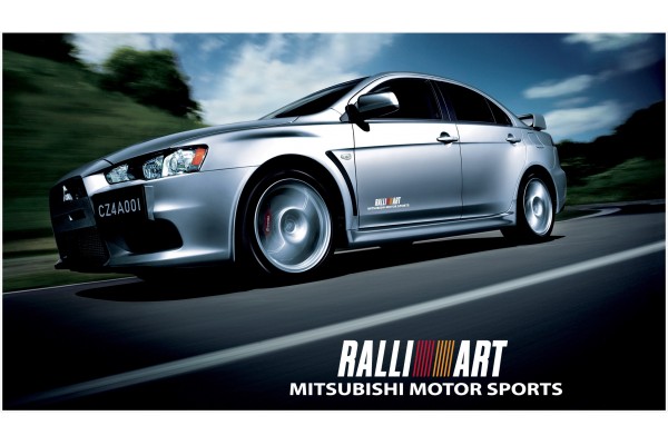 Mitsubishi Lancer Evolution Rally Art bočna naljepnica 400mm