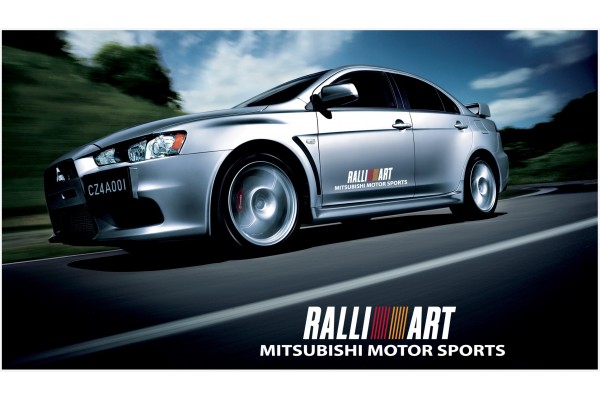 Mitsubishi Lancer Evolution Rally Art bočna naljepnica 900mm 2kom. kit